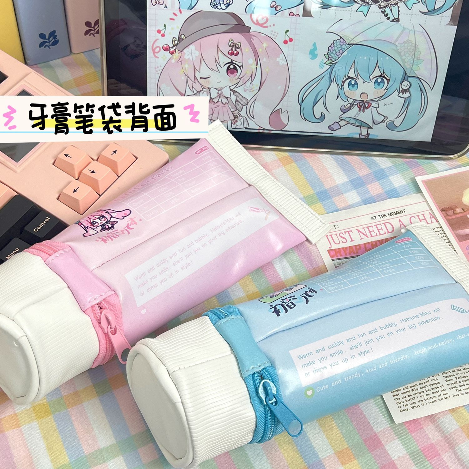 Hatsune Miku Simulation Toothp - огляд і ціна Pencil Case Large