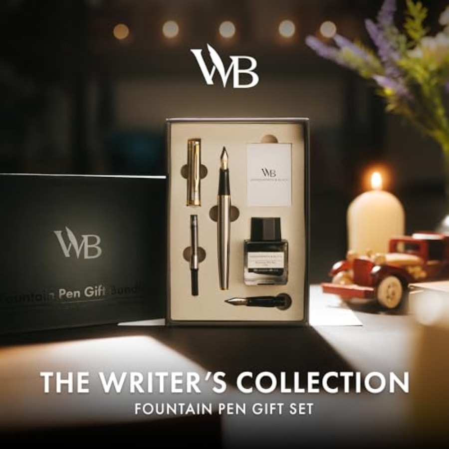 Fountain Pen Set, 18K Gilded M - огляд і ціна Fountain Pen Ink