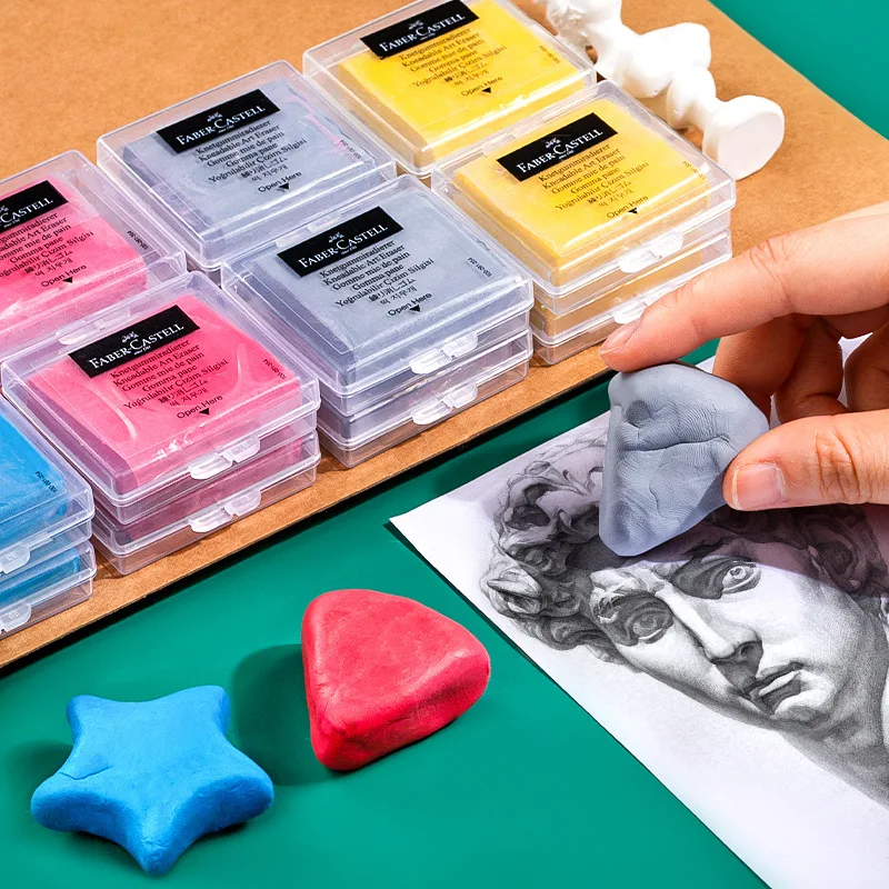 Faber-Castell 2pcs Drawing Art - огляд і ціна Rubber Eraser Kneaded
